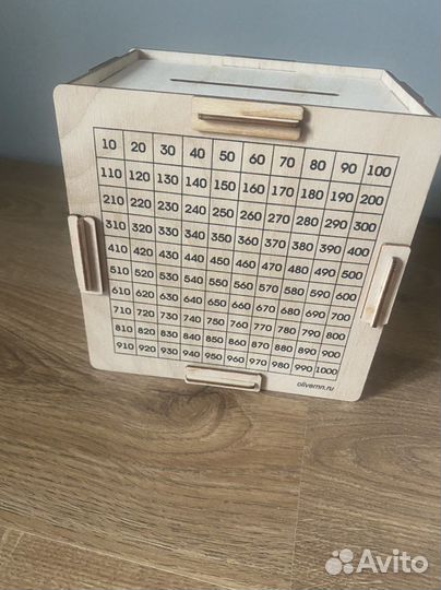 Копилка деревянная