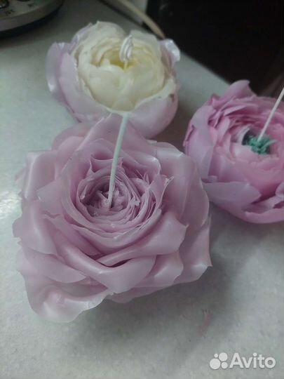 Свеча бутон цветка