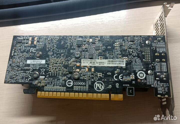 Видеокарта Gigabyte gtx 1050 ti 4gb