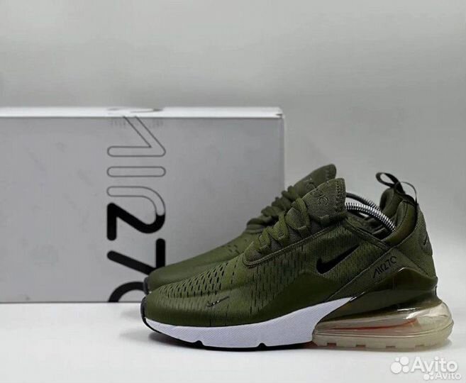 Nike air max 270 зелёные бел. подошва разм. 44