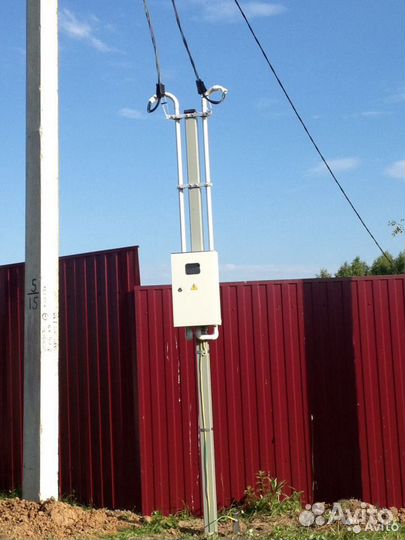 Подключение домов к электричеству электрик