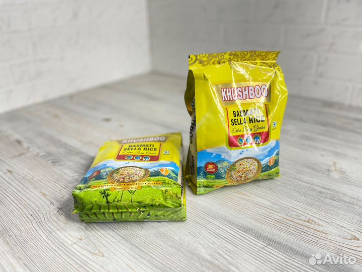 Рис басмати 1кг Khushboo длиннозерный 1кг