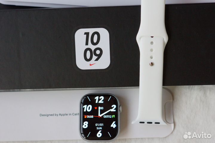 Часы apple watch 8 45 mm silver