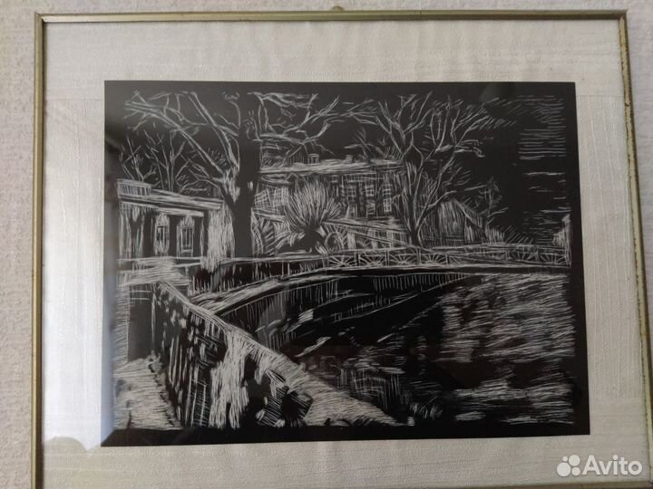 Гравюра, рамка для фото