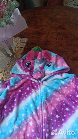 Пижама кигуруми единорог