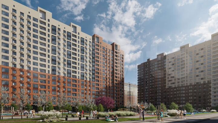 2-к. квартира, 53,6 м², 8/17 эт.