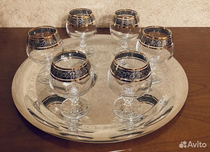 Набор фужеров Чехия и Югославия