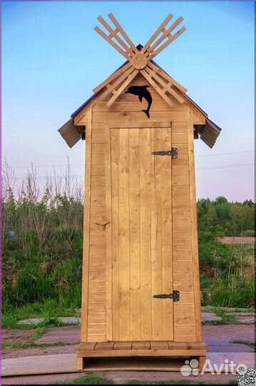 Дачный туалет с установкой