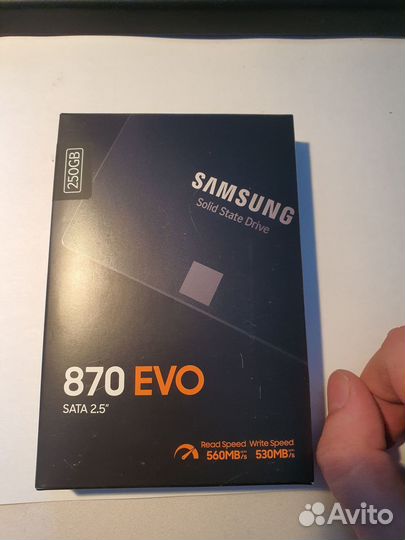 Ssd samsung 870 evo новые 250GB