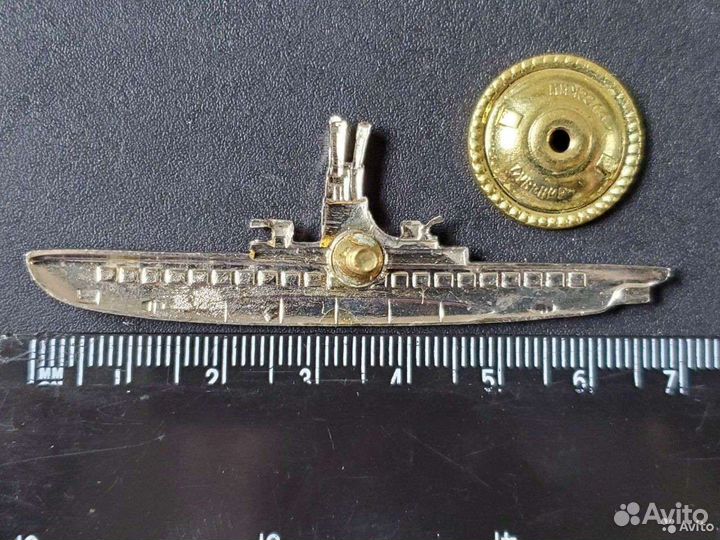 Знак командир подводной лодки. Оригинал. Люкс