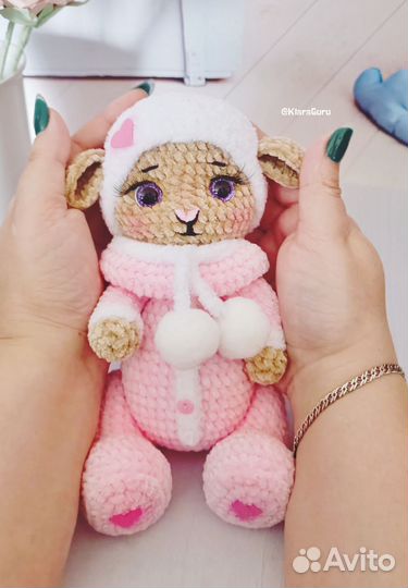 Игрушка ручной работы. Барашка Буся. Под заказ