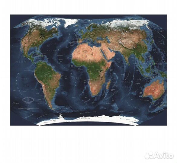 Пазл интерактивный 1000 карта мира Ravensburger