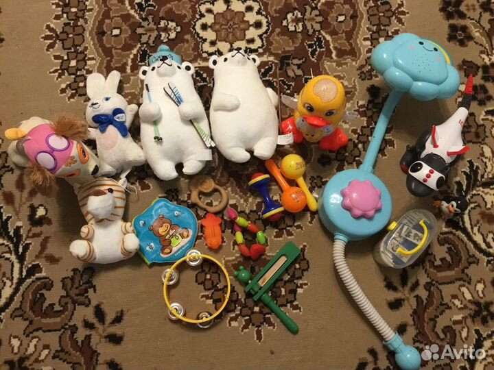 Игрушки пакетом от 0