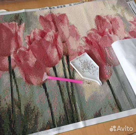 Алмазные мозаики на подрамнике 40х50