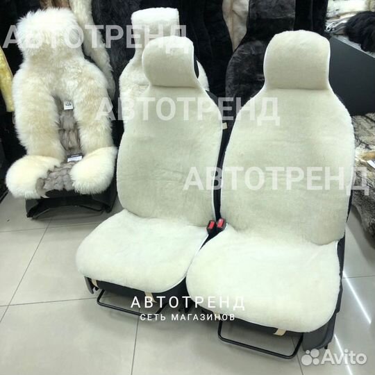 Меховые накидки на сиденья