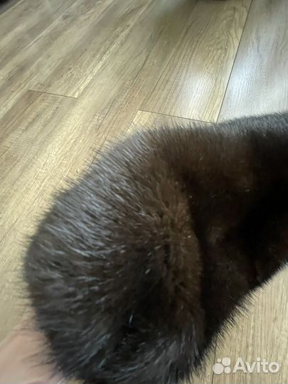 Шуба норковая с капюшоном 42 44
