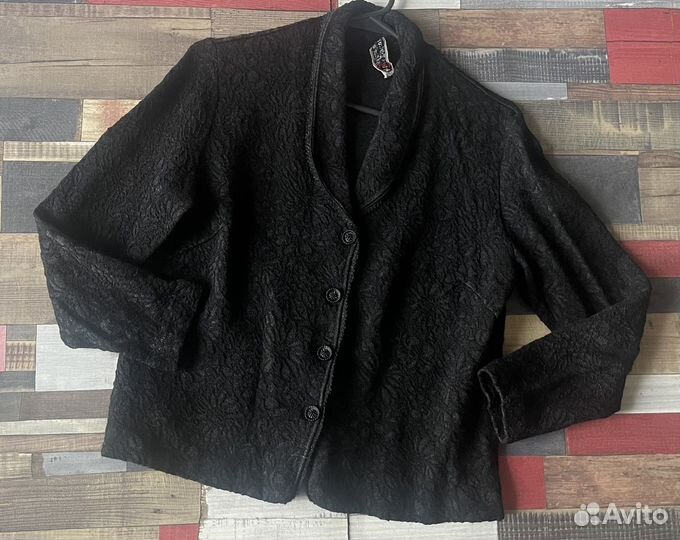 Жакет винтаж Германия 70-е гг кримплен