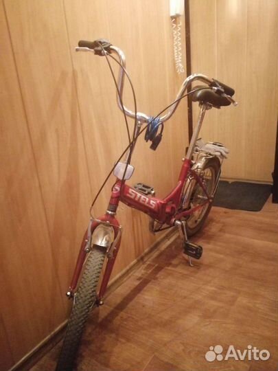 Велосипед складной Stels Pilot 450 красный