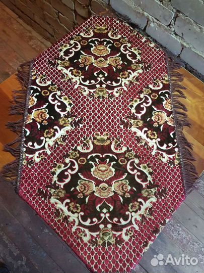 Плюшевая накидка на кресло, винтаж