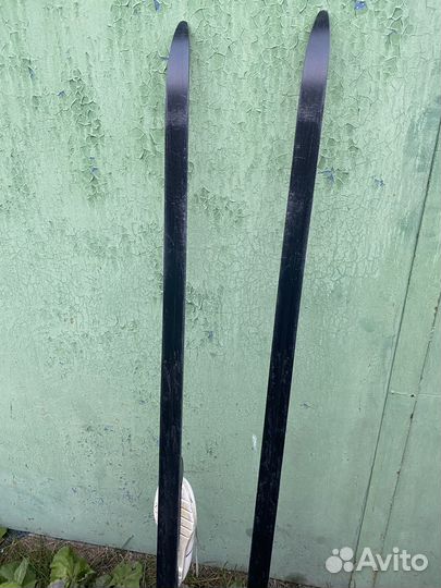 Лыжи 170, с креплениями и ботинками 37-38р