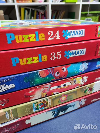 Пазлы детские крупные