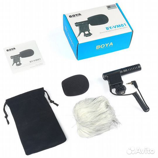 Микрофон Boya BY-VM01, моно, 3.5 мм