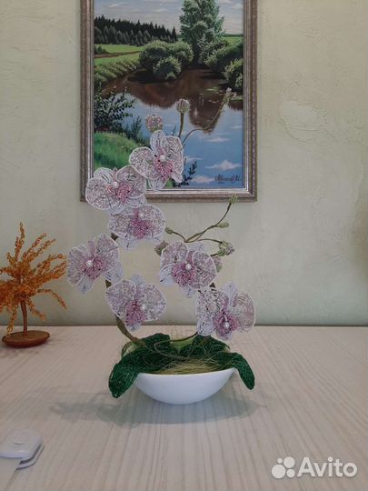 Орхидея из бисера