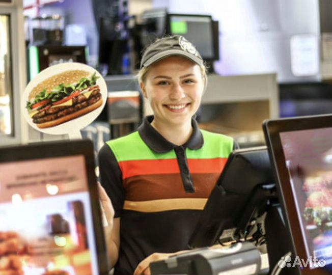 Кассир, сотрудник ресторана