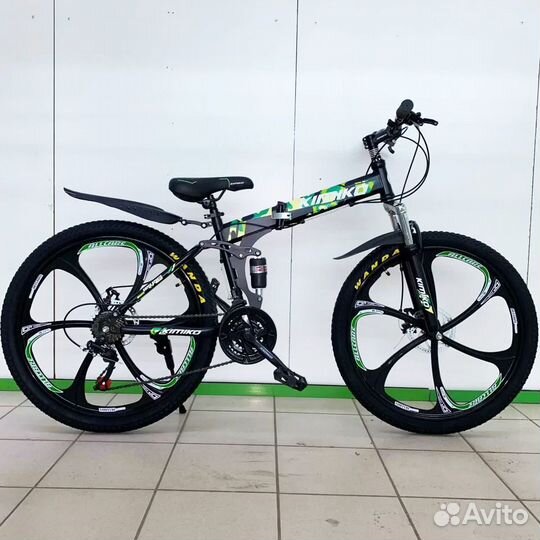 Новый велосипед на литых дисках