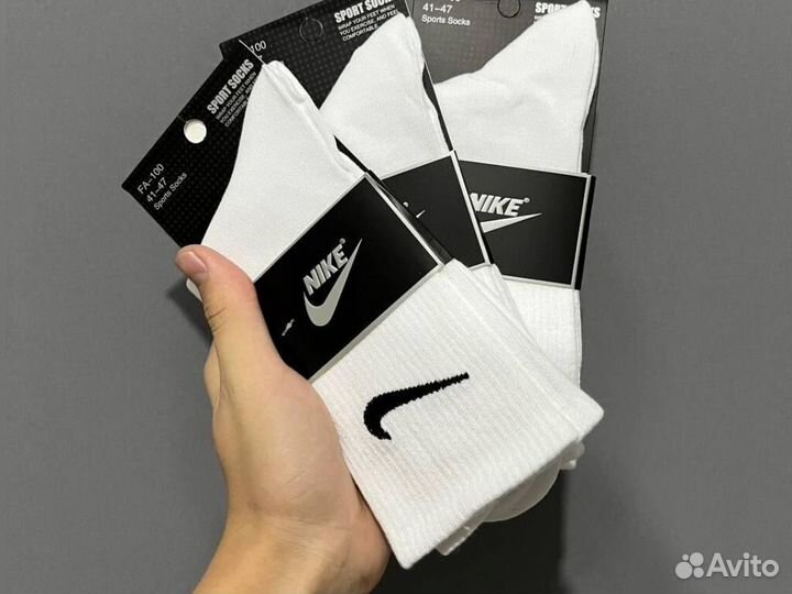 Носки nike высокие