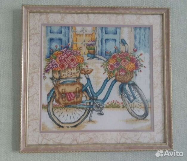 Картина, вышитая крестом 