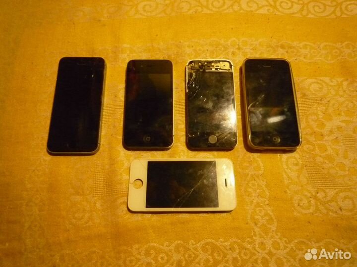iPhone 4S 5S на запчасти 4 штуки одним лотом