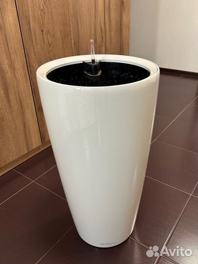 Кашпо с автополивом lechuza rondo premium D40 H75