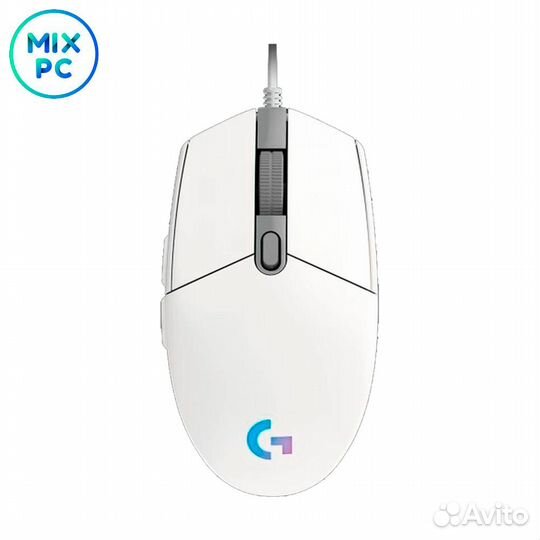 Мышь Logitech G102 LightSync White