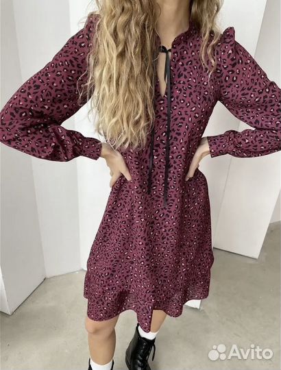 Платье женское шифоновое