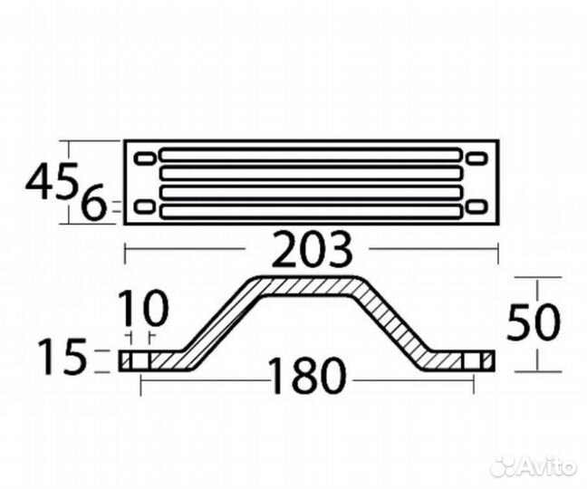 6G5-45251-02-00 Анод подвески Yamaha