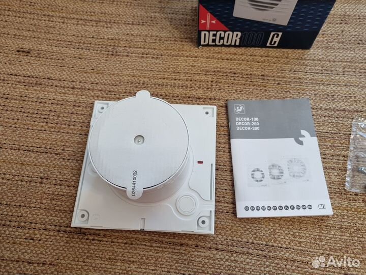 Вентилятор вытяжной Soler&Palau Decor 100С новый