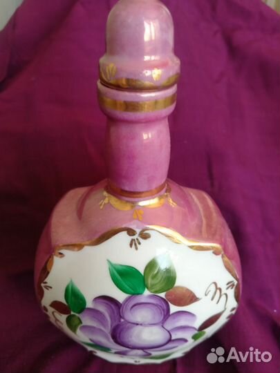 Штоф СССР фарфор,ручная роспись