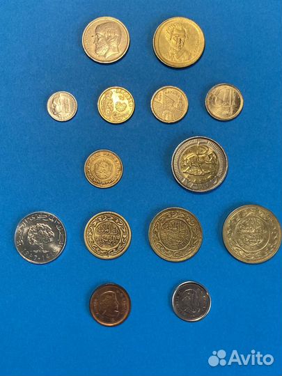 Монеты разных стран, жетоны метро