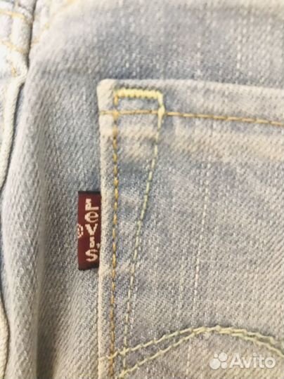 Джинсовая юбка мини винтаж Levi's оригинал XS