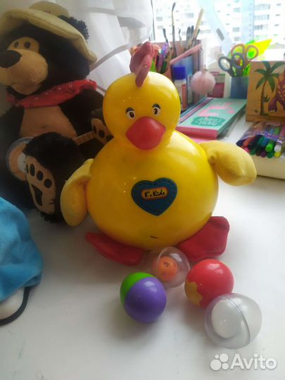Интерактивная игрушка курочка