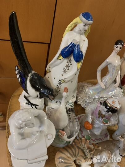 Статуэтка Сорока Слон Гуси Узбечка Кармен Олень