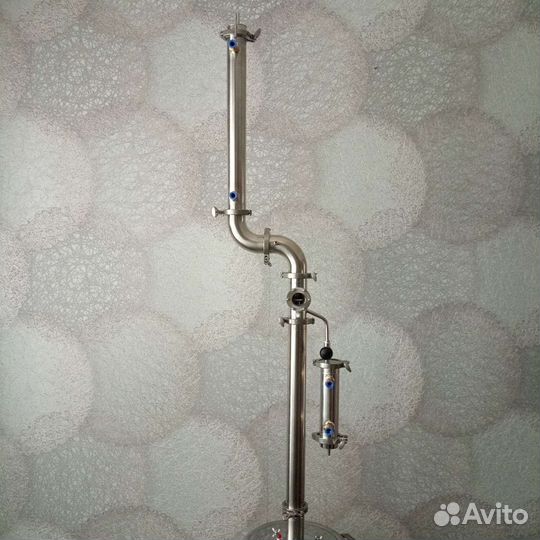 Ректификационная колонна 2 дюйма с баком 20 л