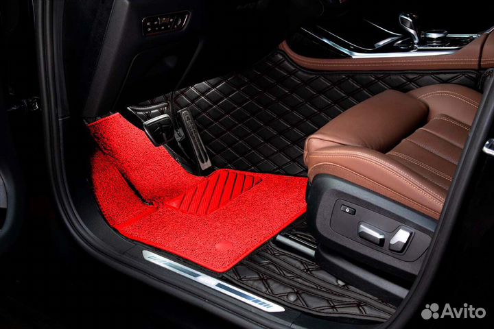 3D Коврики Range Rover Салон Багажник из Экокожи