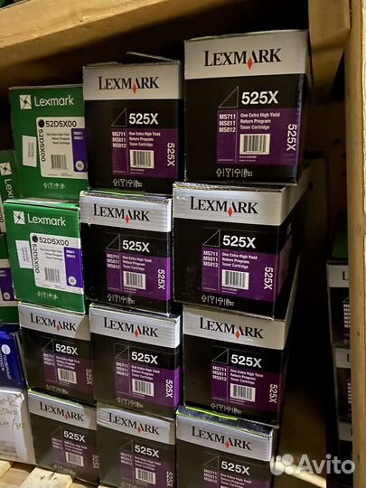 Картридж Lexmark 52D5X00 525X 45k оригинал