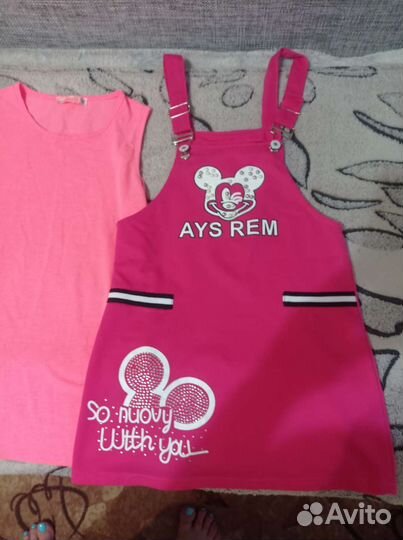 Вещи пакетом на девочку