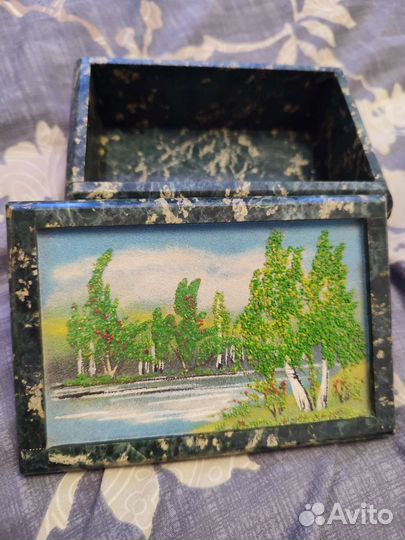 Шкатулка из натурального камня