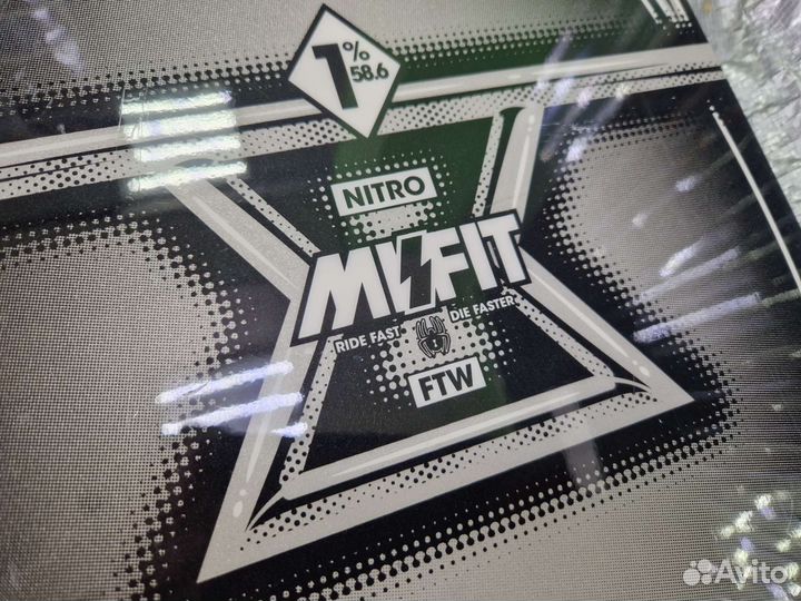 Сноуборд nitro MisFit и крепления Ride SPI