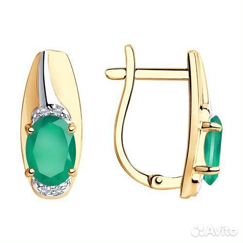 Серьги sokolov из золота, 726006