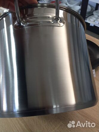 Кастрюля нерж 15л Индукция